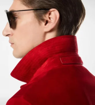 Veste western en daim cachemire