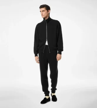 Pantalon de jogging en laine double face