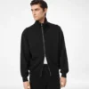 Veste zippée double face en laine Veste zippée double face en laine